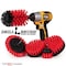 Drill Brush Power Scrubber By Useful Products 5 in W 7 in L Brush, Red R-S-E542J-QC-DB - alternate 7